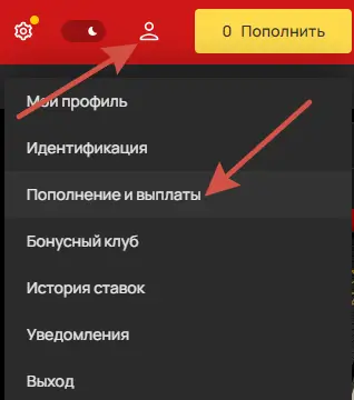 «Пополнение и выплаты»