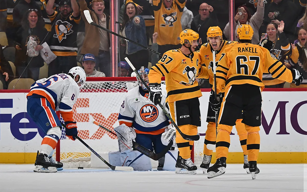 Наказал дебютанта Шабанова и «Айлендерс». Лютейший старт нового сезона НХЛ для Малкина