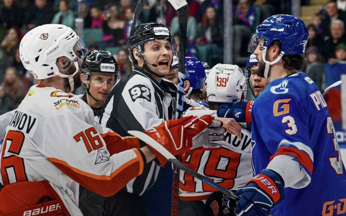 Шайба СКА залетела через дырку в сетке. Арбитра пожизненно лишили работы за ошибку