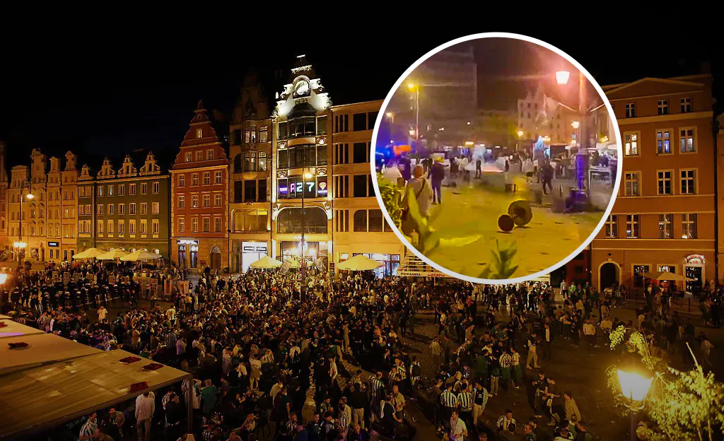 Английские фанаты беспределят в Польше. Финал европейского кубка омрачён беспорядками