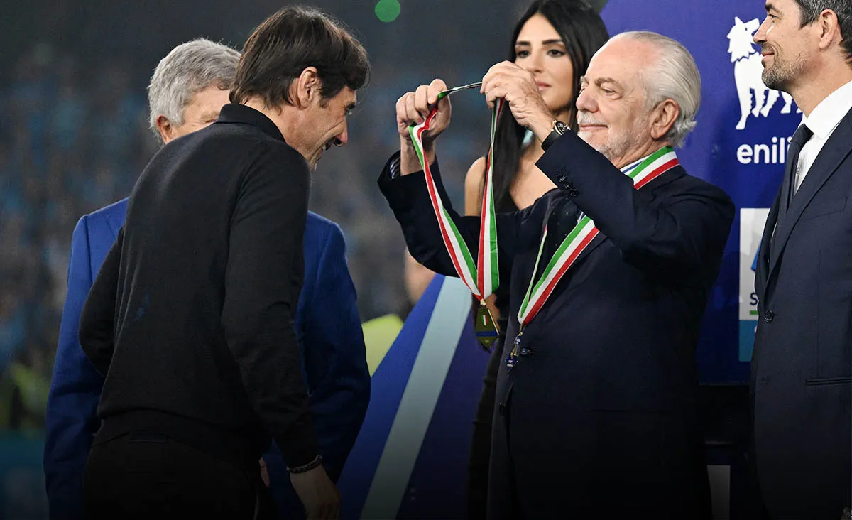 Конте приписывают конфликт с президентом «Наполи». Защита титула под угрозой