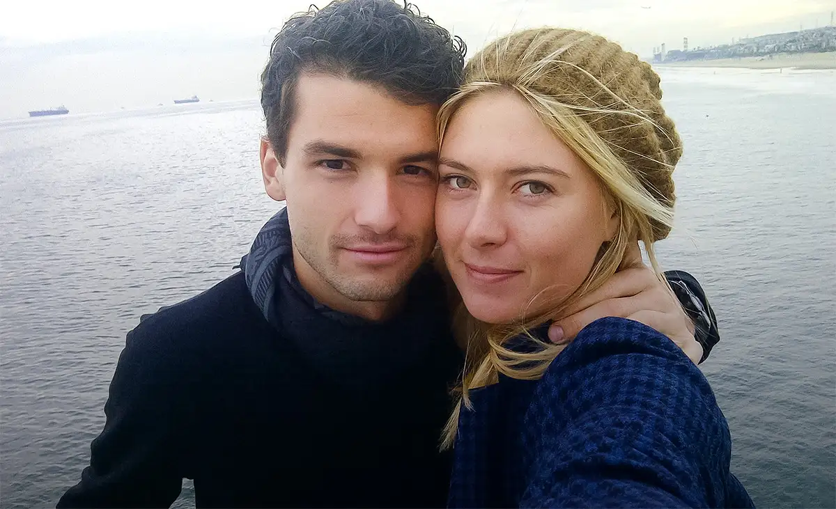 Интимные послания и 500 роз. Как Шарапова и Димитров писали свой теннисный роман