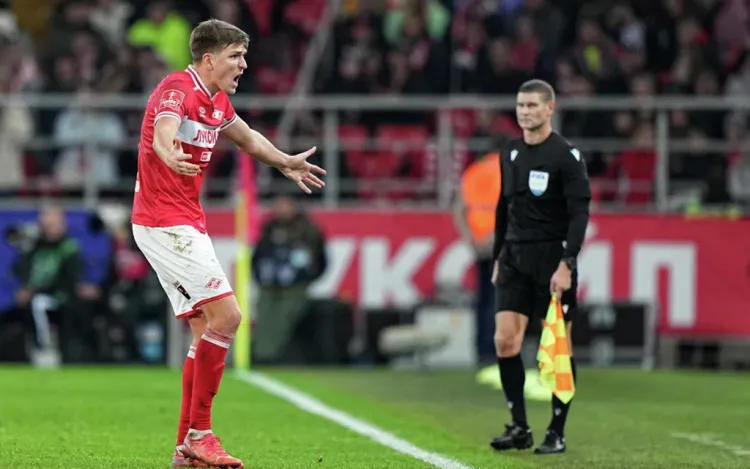 «Спартак» проиграл «Краснодару». Соболев умудрился сфолить во время пробития пенальти