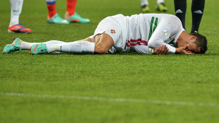 Позор Роналду против игроков РПЛ. После матча обиженный португалец не дал футболку