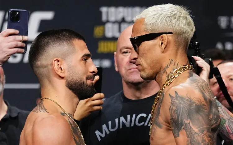 Бонусы для ставок на бой Топурия – Оливейра на UFC 317