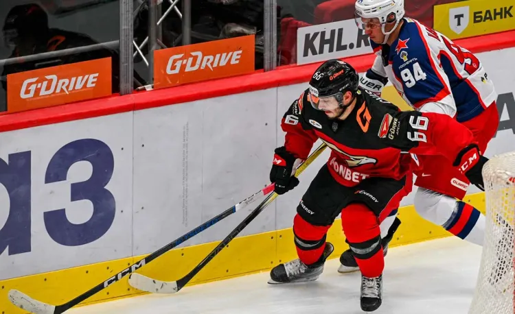 Где смотреть трансляцию матча «Авангард» – ЦСКА 8 апреля