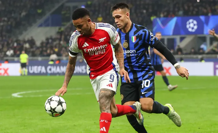 Где смотреть трансляцию матча «Интер» — «Арсенал» 20 января