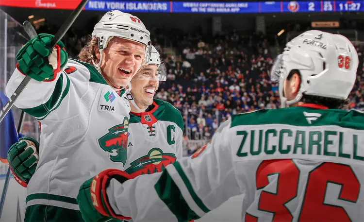 К Капризову вернулся звёздный напарник. Их связка одна из самых результативных в НХЛ