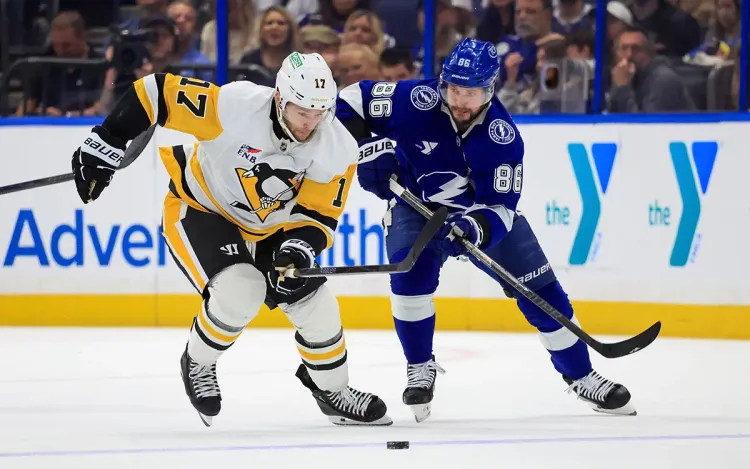 «Питтсбург» — «Тампа». Команда Кучерова едет к «пингвинам» за продолжением серии