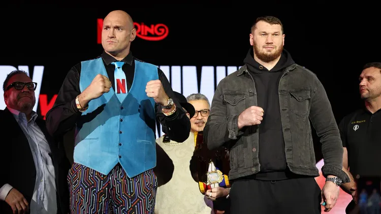 Где смотреть трансляцию боя Тайсон Фьюри — Арсланбек Махмудов 11 апреля