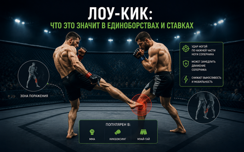 Лоу-кик: что это значит в единоборствах и ставках