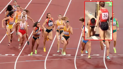 Самопожертвование или глупость? Бегунья доползла до финиша в крови