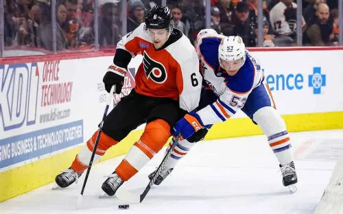 Где смотреть трансляцию матча «Филадельфия Флайерз» – «Эдмонтон Ойлерз» 13 ноября