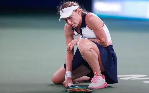 Александрова отдала победный матч. Потеря концентрации снова стоила ей титула