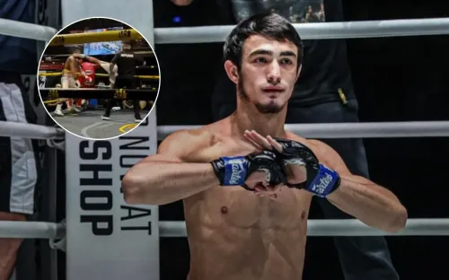 Боксёр вырубил иранца хай-киком. Дебютный бой закончился пожизненным баном для чеченца