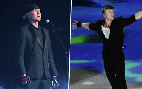 Костомаров со слезами на глазах спел на льду. А Ягудин исполнил тройной тулуп