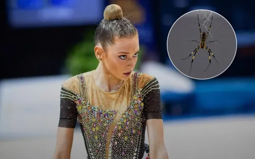 Глупейшее наказание в истории гимнастики. Спортсменку лишили баллов из-за огромного паука