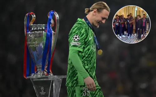 Вратарь сборной России куёт славу французского футбола. Сафонову пожал руку сам Макрон