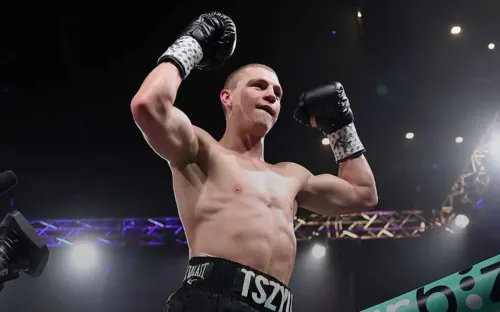 Вынес соперника за три минуты и защитил пояс. Избитый македонец не смог встать с табуретки