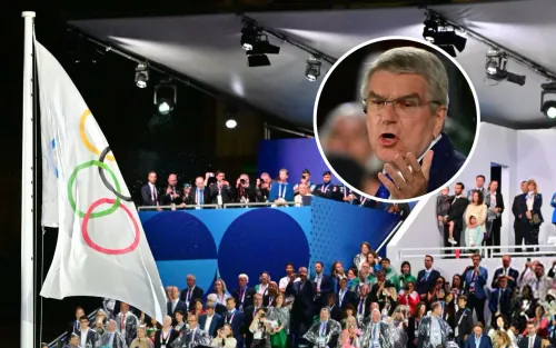 Французы забыли, как выглядит олимпийский флаг. Казус на церемонии открытия Игр