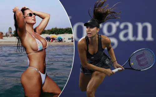 На корте горячие формы не показать. Пышногрудая теннисистка открыла эротический бизнес