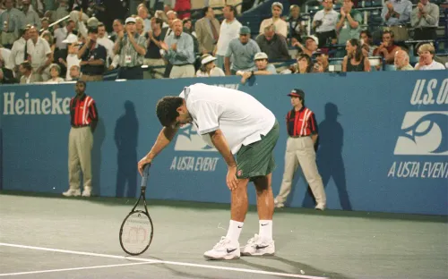 Его стошнило прямо на корт. Измождённый чемпион был не в силах доигрывать матч