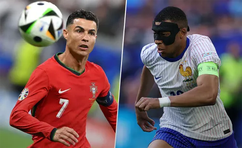 Роналду против Мбаппе в 1/4 финала Евро. Смогут Португалия и Франция выдать яркий матч?
