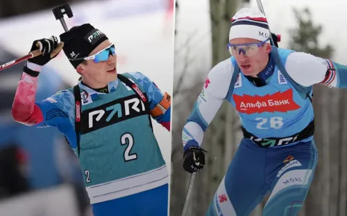 «Устроили клоунаду». Российских биатлонистов закошмарили за безобидную шутку на финише