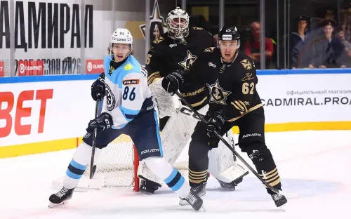 Прогноз на матч «Сибирь» — «Адмирал». Прервут «моряки» пятиматчевую серию поражений?