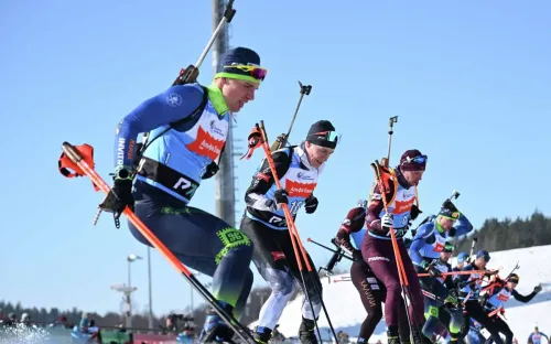 Мужской спринт на Кубке содружества по биатлону. Кто станет победителем напряжённой гонки?