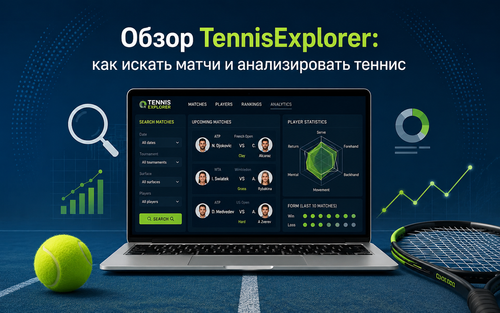 TennisExplorer: инструкция по статистике матчей и игроков