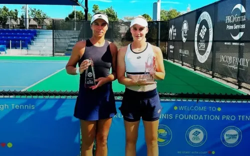 Назло всем политикам. Украинка наплевала на запреты и выиграла турнир вместе с россиянкой