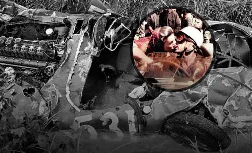 «Любовь моя, я не хотел участвовать в гонке». Пилот погиб через пару минут после поцелуя 