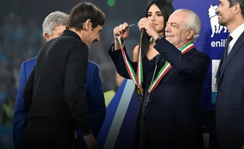 Конте приписывают конфликт с президентом «Наполи». Защита титула под угрозой