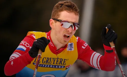 Русский чемпион лишился лыжи, но не сдался. Трибуны и соперники натурально обалдели!