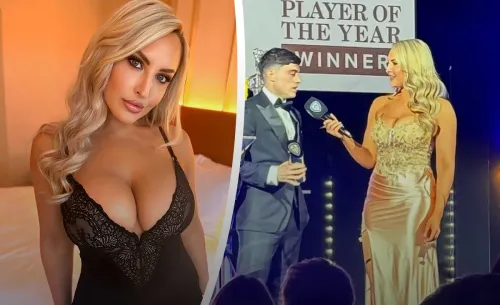 Крупными формами поднимает рейтинги BBC. В Англии смотрят футбол ради пышногрудой ведущей