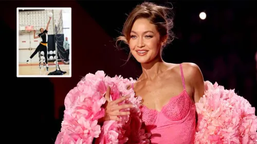 Супермодель Хадид была многообещающей волейболисткой. Фото из архива миллиардера