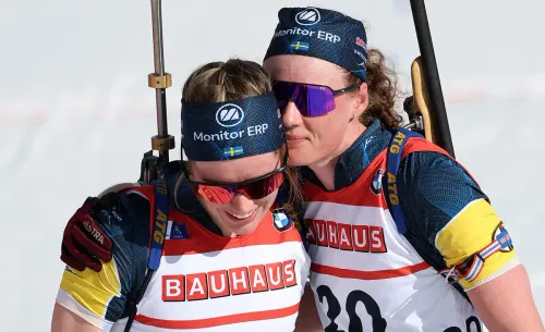 Женский спринт на Кубке мира по биатлону. Сёстры Эберг — главные фавориты гонки