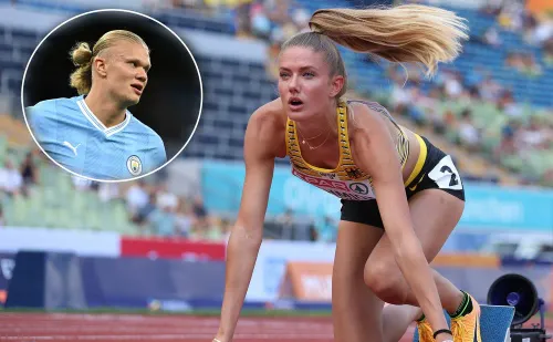 Забег без мяча. Самая сексуальная спортсменка мира бросила вызов звезде футбола