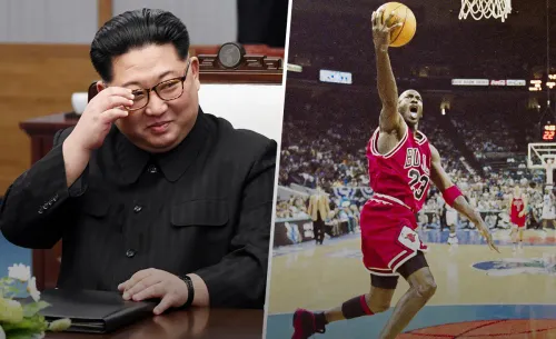 Рисовал Джордана в тетрадке. Лидер КНДР придумал безумный баскетбол с 8-очковыми