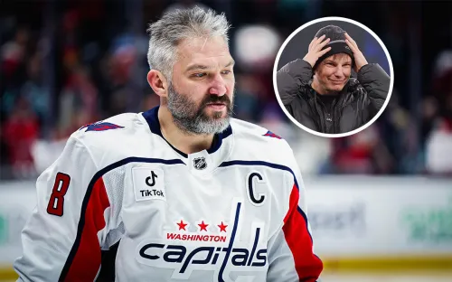 Аршавин преследует Овечкина, но пока не помогает. 1000-й гол теперь ждём дома?