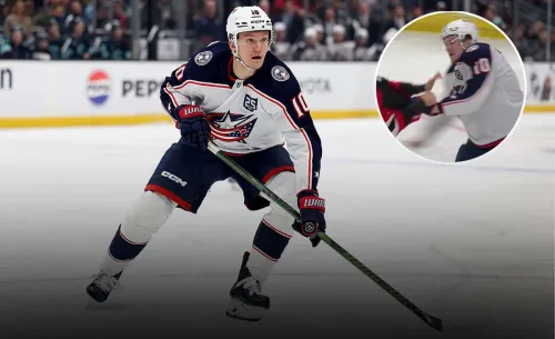 Воткнул головой в лёд. Русский форвард НХЛ брутально нокаутировал канадца 